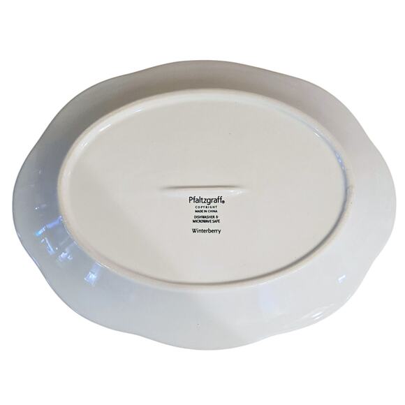 Pfaltzgraff Winterberry Bless This House Christmas Plate/Platter New in Box! - Picture 4 of 8